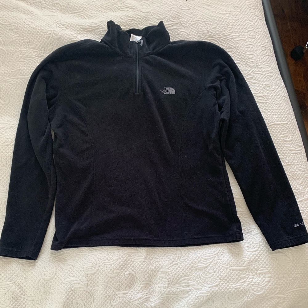 North Face Black Quarter Zip